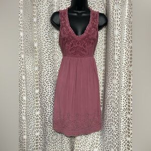 Knox Rose Pink Mauve Sleeveless Dress